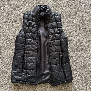 Rue21 Black Quilted Puffer Vest Small